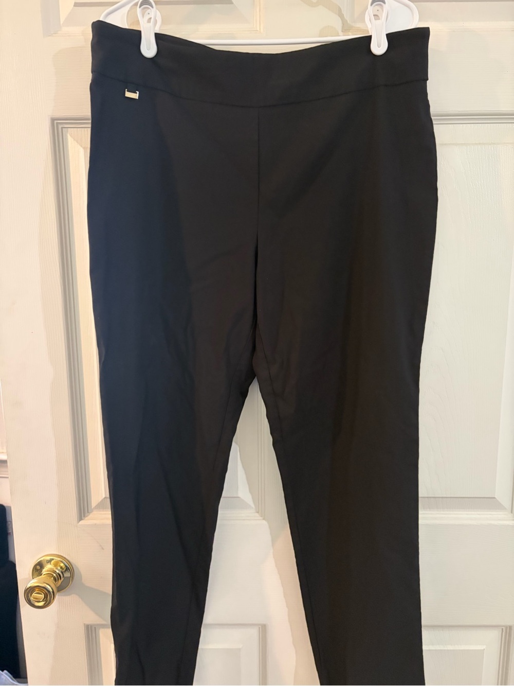 Counterparts Women’s Black Pull-On Dress Pants Size 16 Career Stretch Slacks